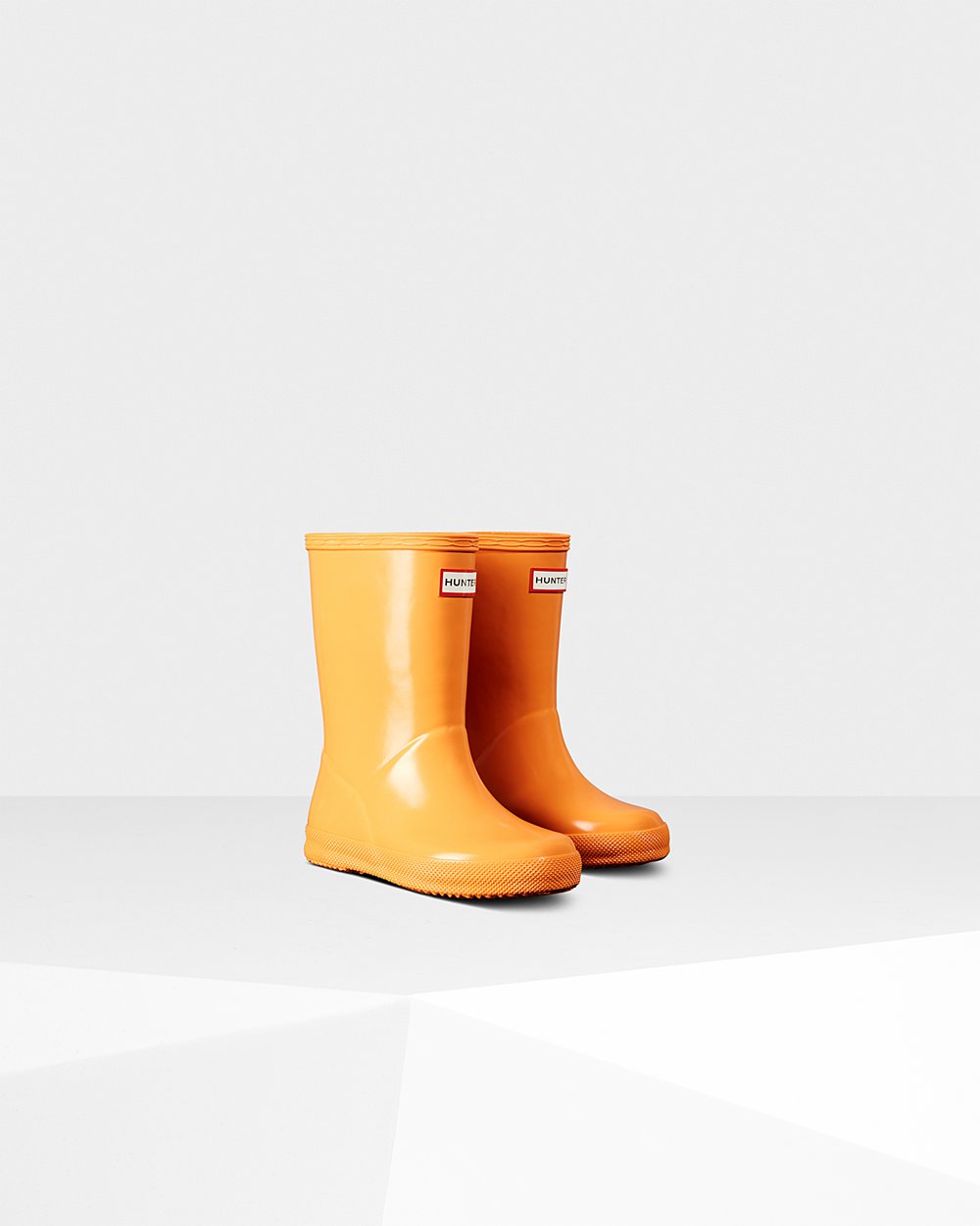 Bottes de Pluie Hunter Original First Classic Gloss Enfant Orange IEPDSAX-47